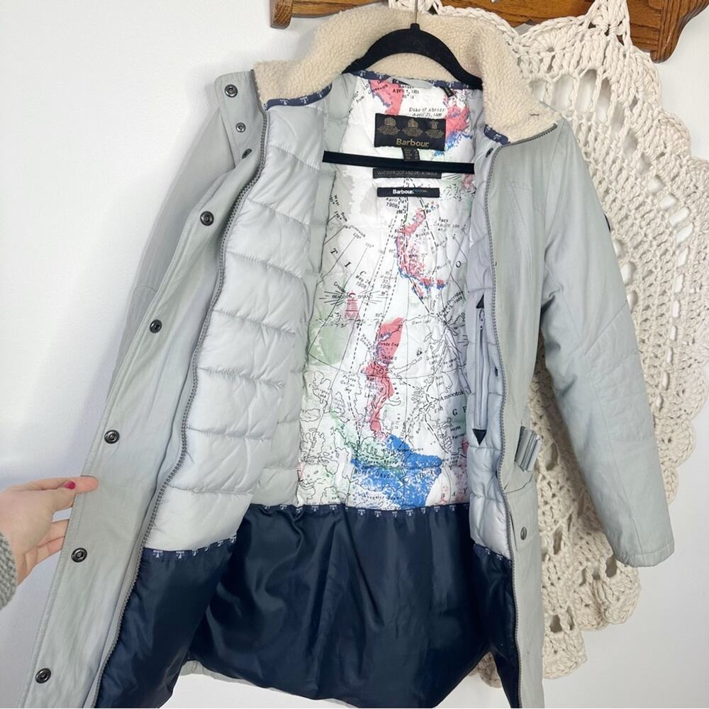 Barbour Women's Size 8 Kirkby Puffer Coat - Picture 5 of 6